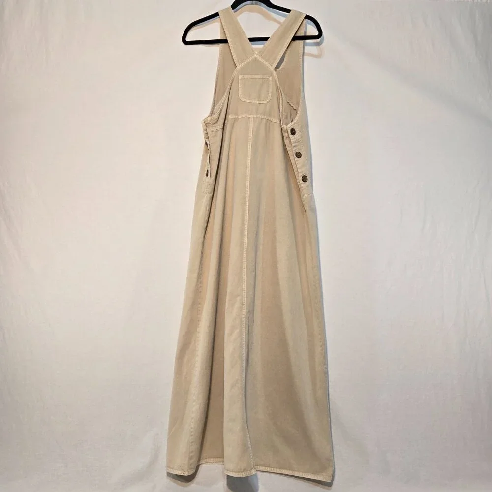 Real Vintage U.S.A. Grandma Modest IVORY Floral-Aztec Long Overall Skirt Size10P - Picture 2 of 16